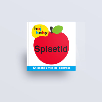 Hej baby – Spisetid - pegebog til de allermindste med høj kontrast